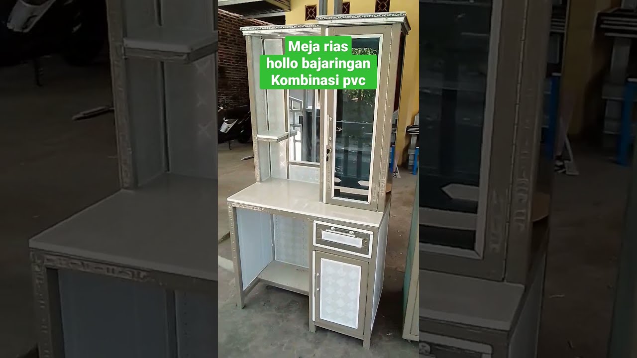 Meja rias hollo bajaringan vs pvc plavon.#shorts