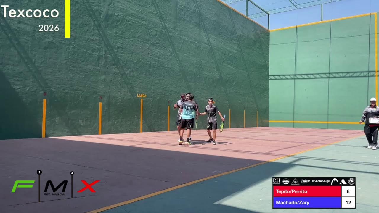 Pelota Preolímpica  Texcoco 2026 SEMIFINAL  Tepito/Perrito VS Machado/Zary
