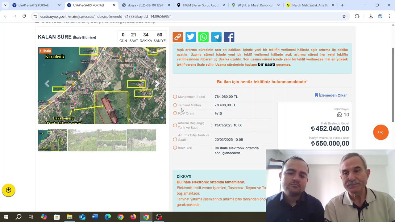 📢 20 Mart 2025 | Kastamonu Cide Nasuhta | 517 m² | 3 Kat İmarlı | Denize Yakın Arsa