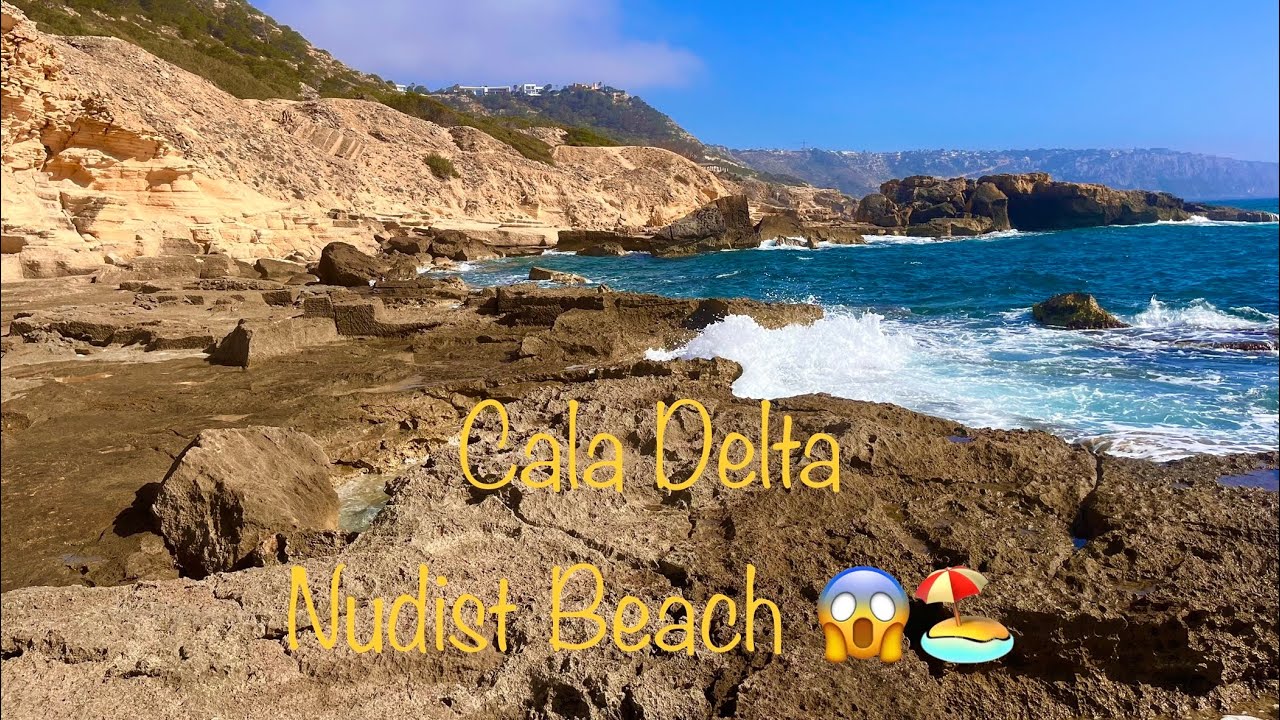 4K60 Beautiful Cala Delta (Nudist beach!!) Mallorca, Spain 😱⛱️