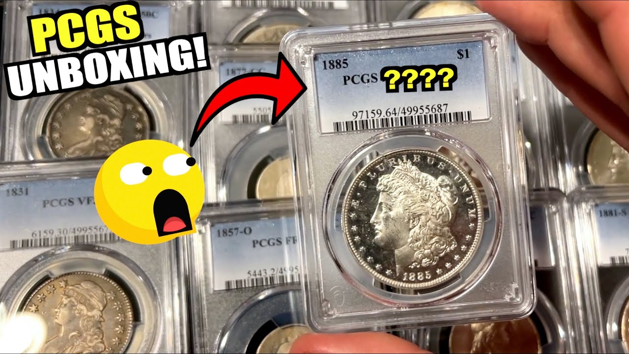 Распаковка PCGS &mdash; определение класса редких монет! (Тонеры, Морганы, серебряные монеты, лоуболлсы)
