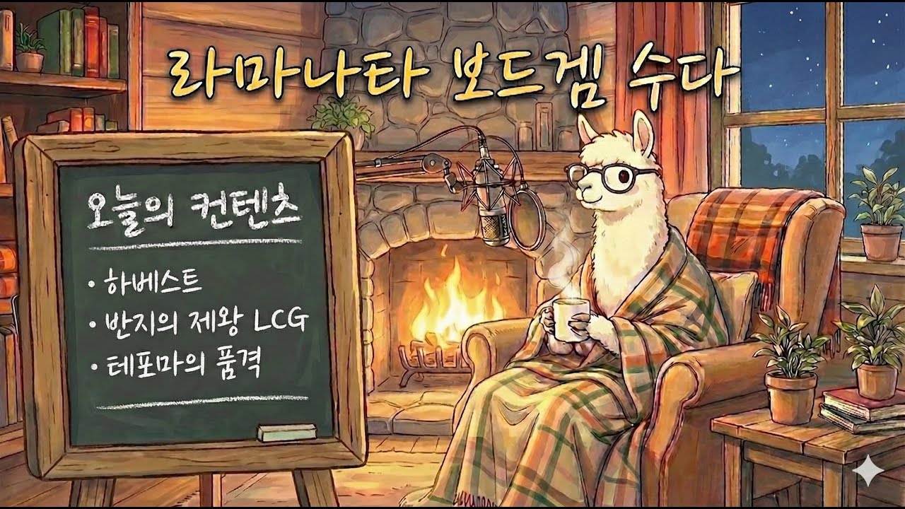 보드게임 수다 - 하베스트와 반지의 제왕 LCG, 그리고 테포마의 품격