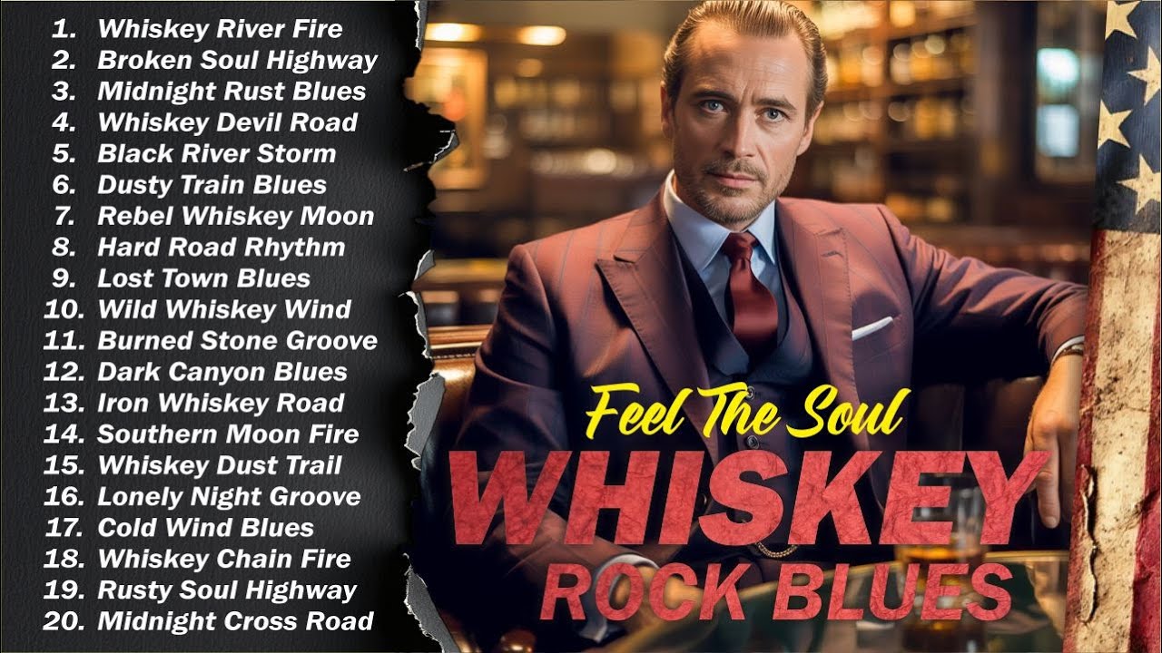 Whiskey Shadows | Slow Blues Rock Guitar for Peaceful Moments