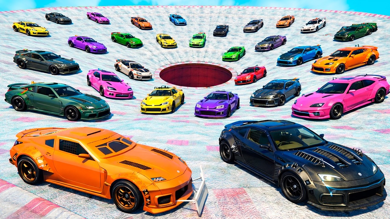 SI CAES PIERDES!! SUMO Nissan 370Z con NIEVE en GTA 5