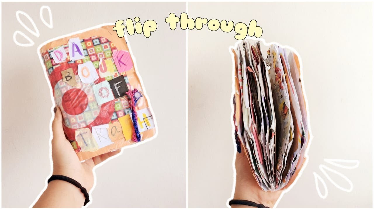 JUNK JOURNAL FLIP THROUGH | the book of trash
