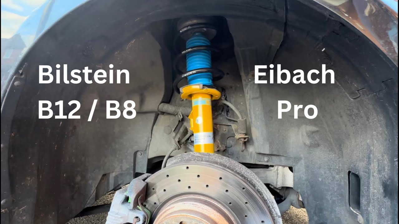 BMW E9x Front Suspension diy M3 control arms Shock absorbers top mounts sprigs shocks e8x e90 e92