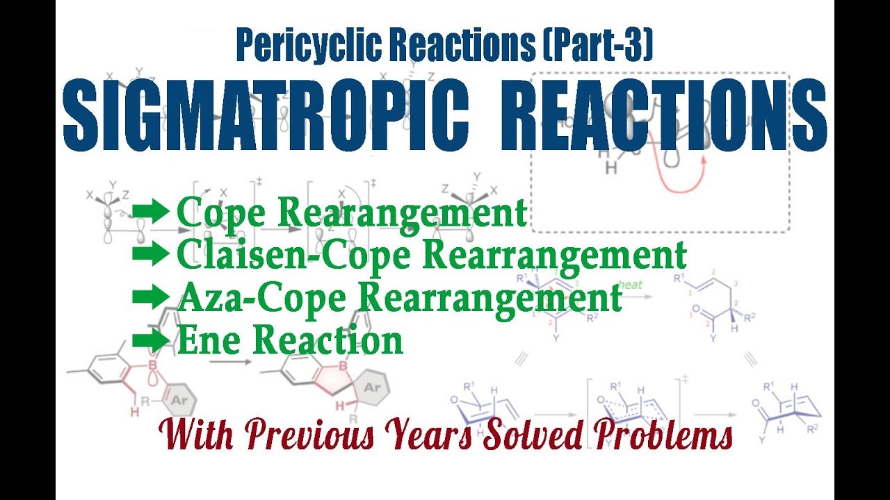 Pericyclic Reactions (Part-3)- Sigmatropic Reactions