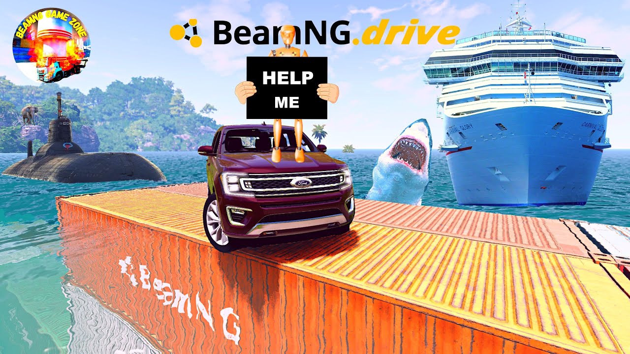 Hurricane Milton Mega TSUNAMI●Cars vs Mega Flood in BeamNG.Drive part 5