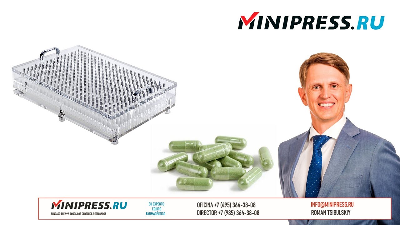 Máquina encapsuladora manual CAP-40 Minipress.ru
