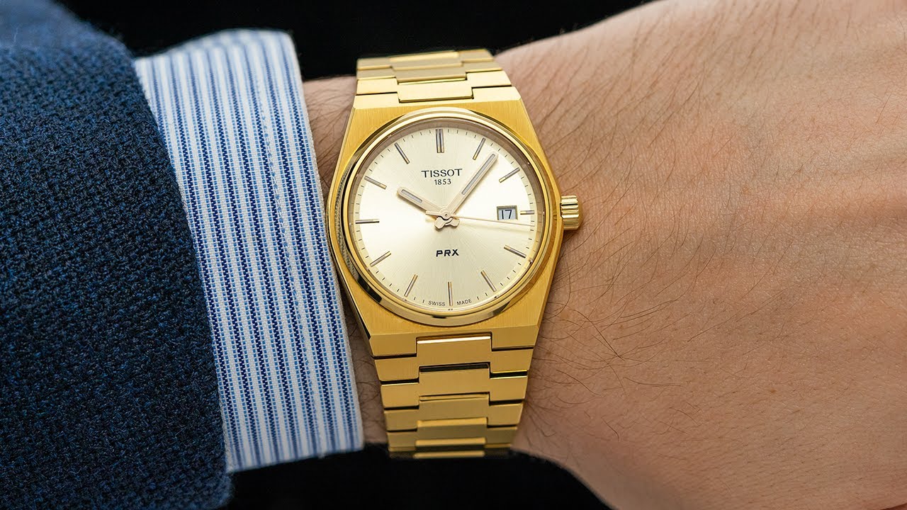 The Ultimate “Flex” Watch Under $500 - The Tissot PRX Gold
