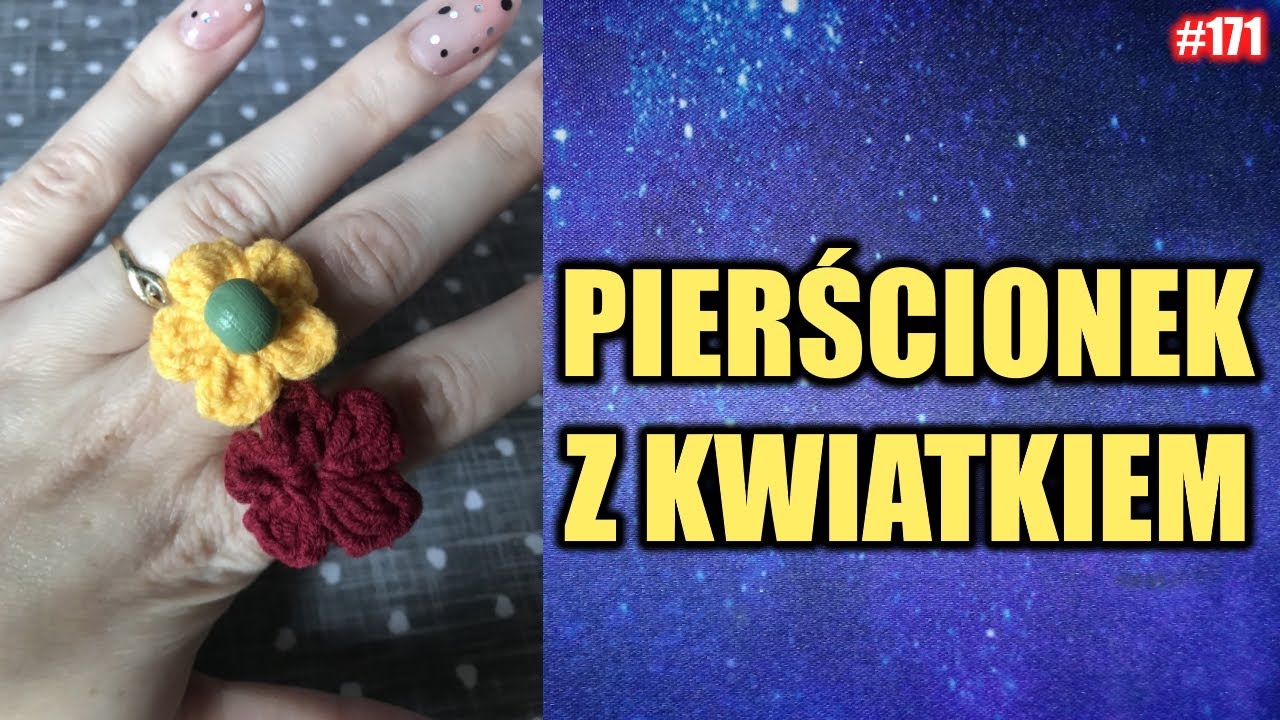 Jak zrobic prosty pierscionek na szydełku   #171