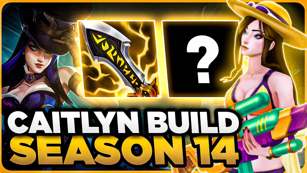 A NOVA BUILD da CAITLYN pra SEASON 14 | MONO CAITLYN GAMEPLAY