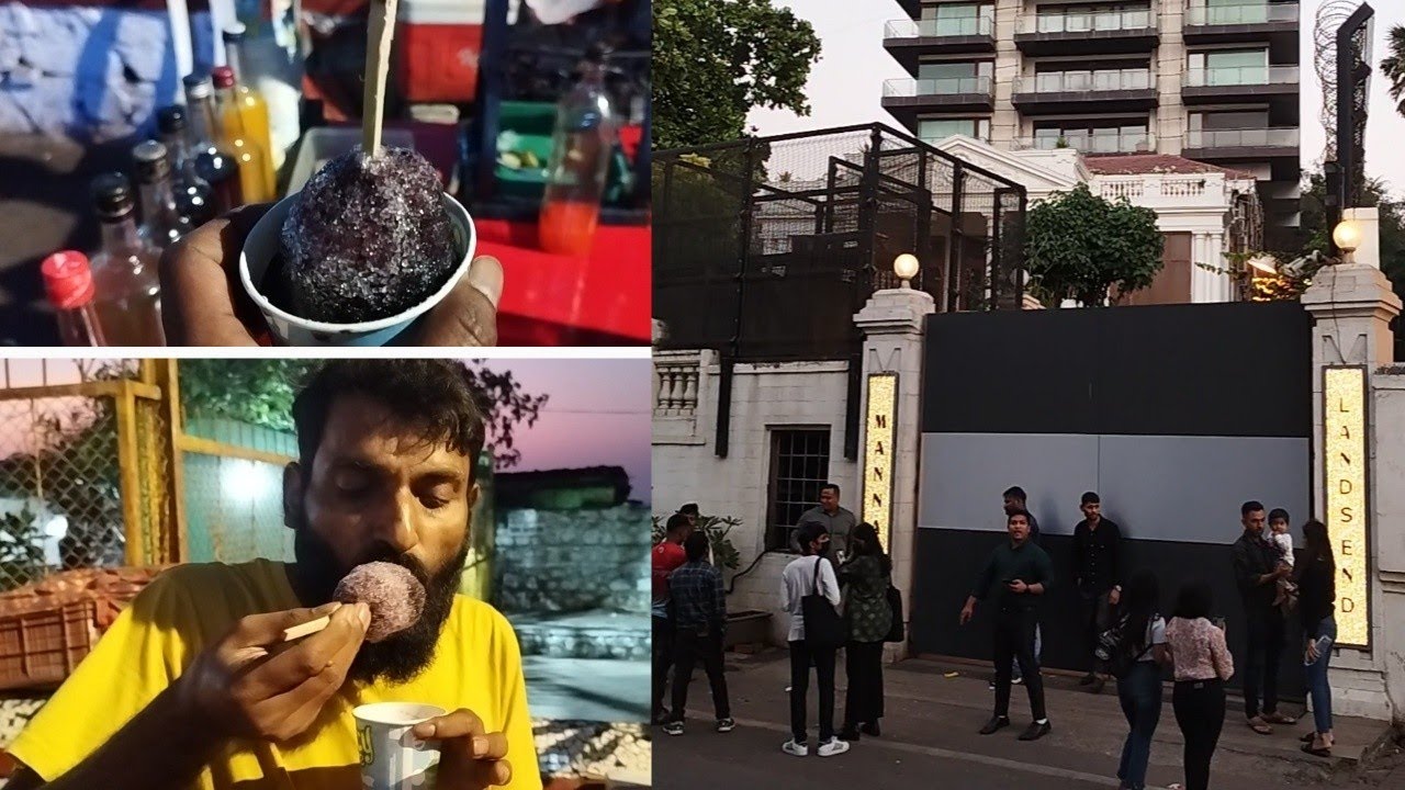 Shahrukh Khan's Mannat Special ICE Gola.So Tasty.Mumbai Street Food.Lifetime Achievement Feeling.