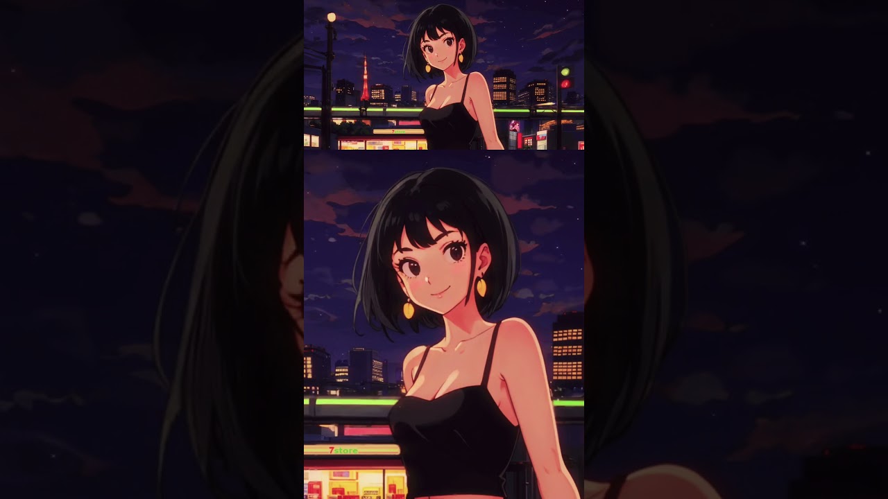 💋Chill Lo-Fi & Retro Anime Aesthetic⭐Japanese City Pop Vibes 🎧 Lo-Fi Beats Playlist to Relax