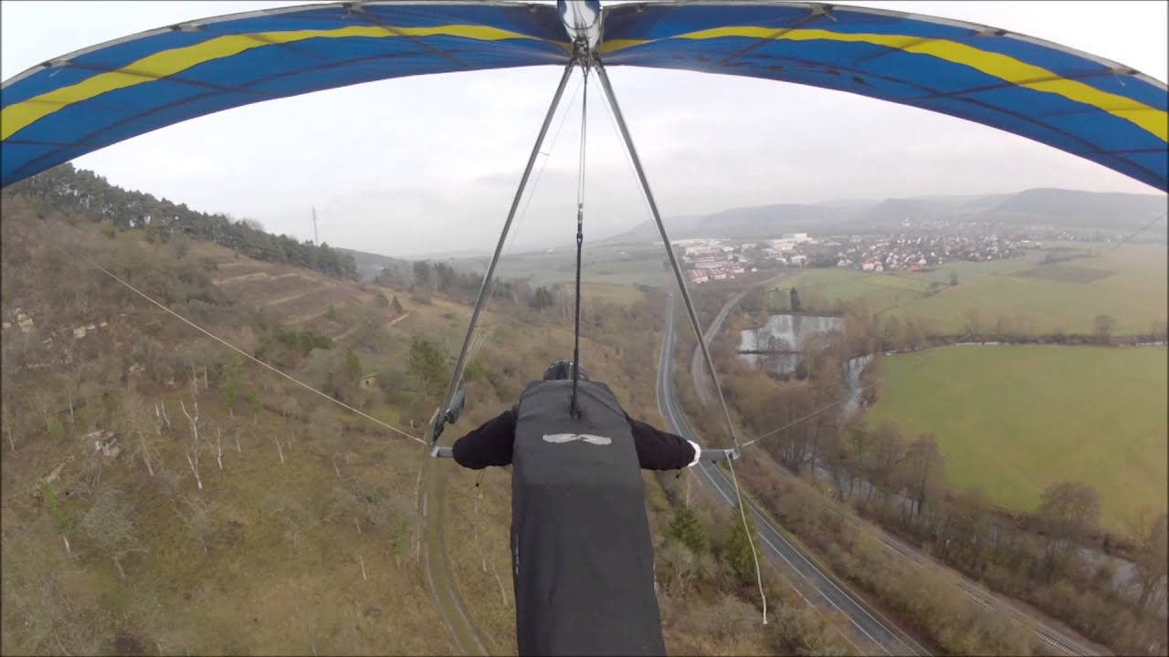 Hanggliding with a T2C at Ofenthaler Berg