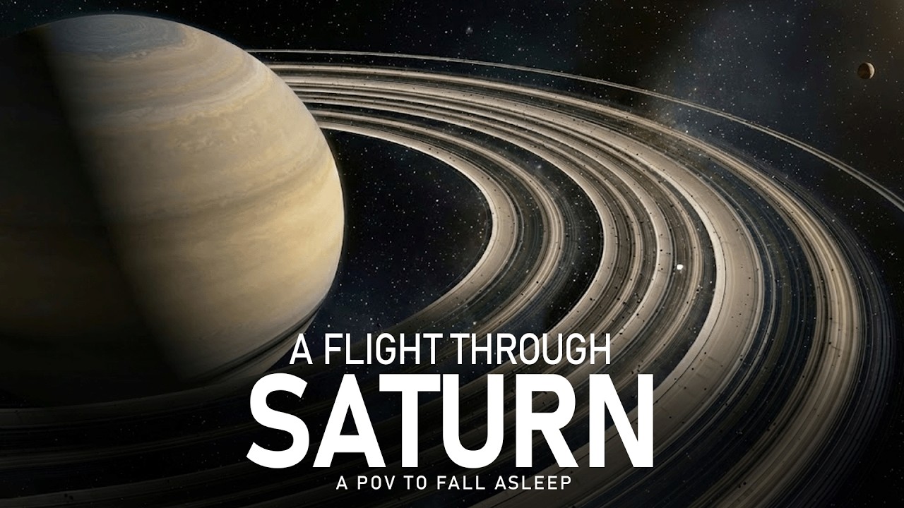 A 2 Hour Flight Through the Scary Planet Saturn | POV to Fall Asleep