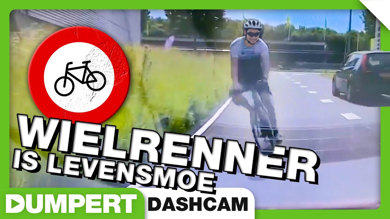 Altijd maar weer die wielrenners! | Dumpert Dashcam 37