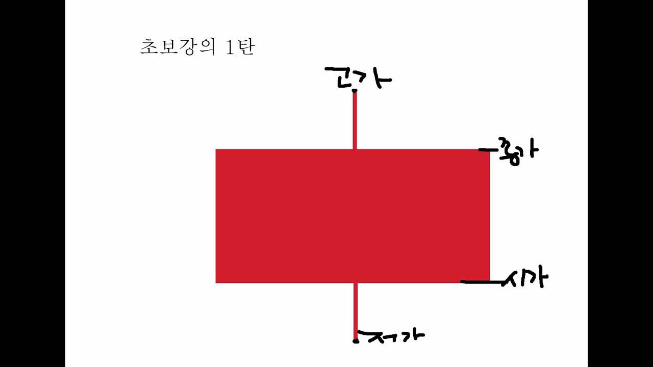 해선 초보강의 1탄   차트의 봉을 알아보자