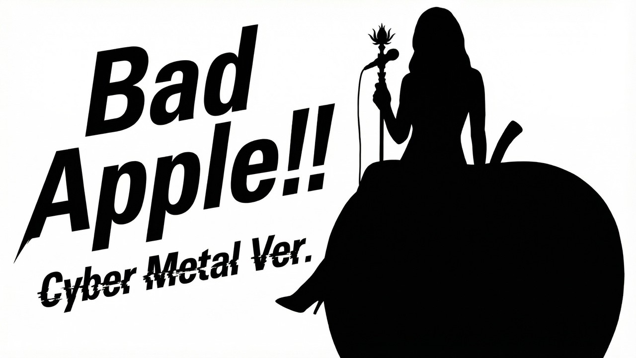 【メタルカバー】Bad Apple!! - Touhou Project (Metal Cover) by LIO