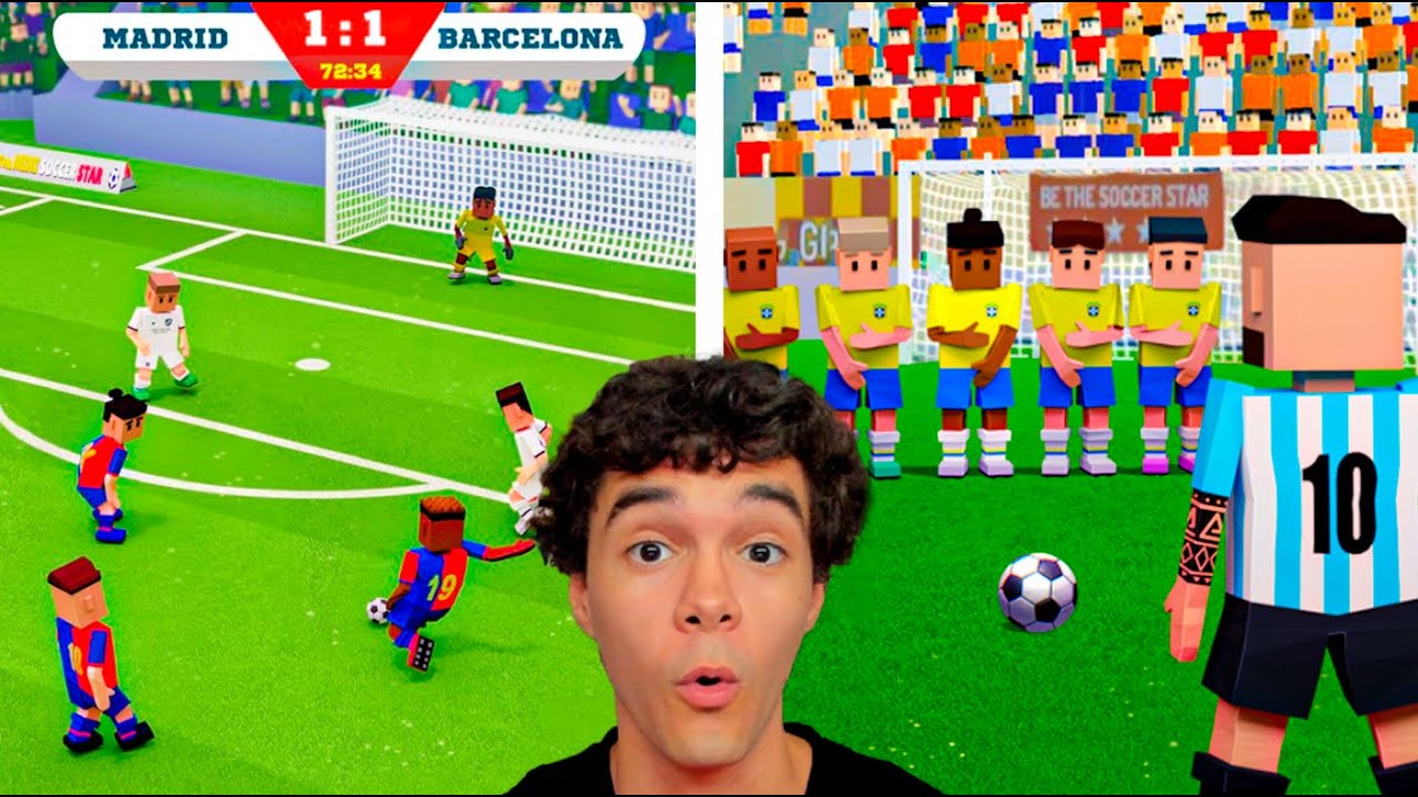 ¡JUGANDO JUEGOS DE FUTBOL RANDOM!