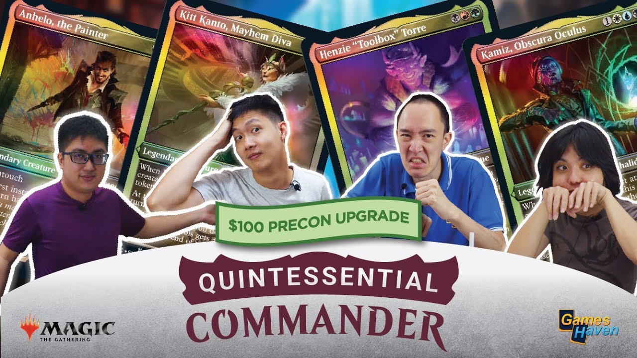 Kitt Kanto vs Henzie vs Anhelo vs Kamiz $100 Precon Upgrade | MTG Commander EDH Gameplay New Capenna