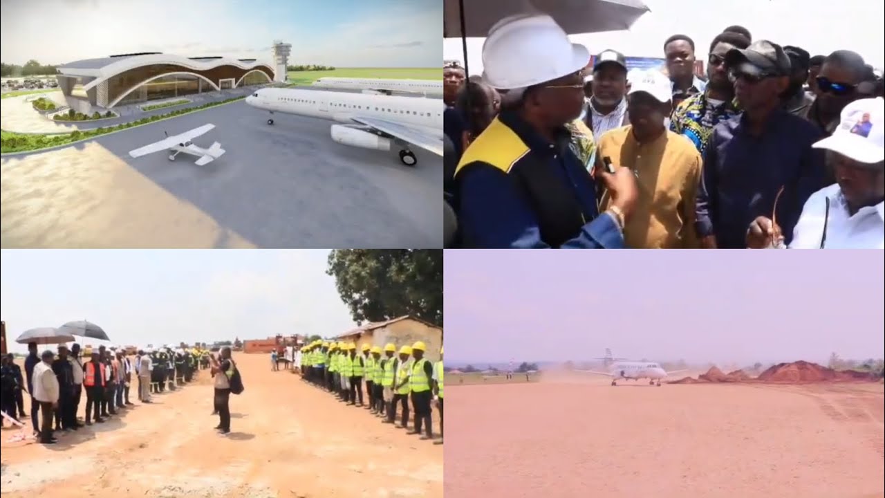 🛑TSHIKAPA BA LINGI BA BANDA BA TRAVAUX YA AÉROPORT YA SIKA BOTALA