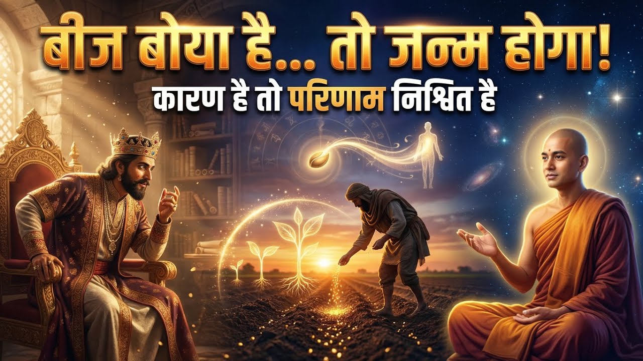 क्या हमें अपने जन्म का पता होता है? जीवन का रहस्य(मिलिन्दपन्ह से किसान का उदाहरण) 1 EP 80 Mil 2.5.9 