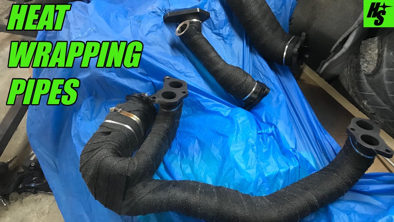 2013 STi Build Part 9 - Exhaust Heat Wrap How To