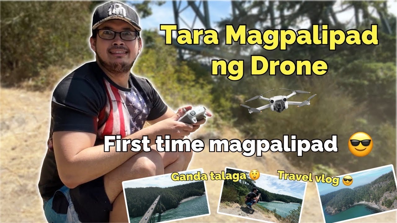 FIRST TIME KO MAGPALIPAD NG DRONE DITO SA WASHINGTON || TRAVEL VLOG MUNA WITH MY DRONE
