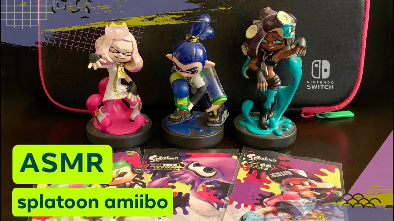[ASMR] Splatoon Amiibo | trigger assortment (no talking)
