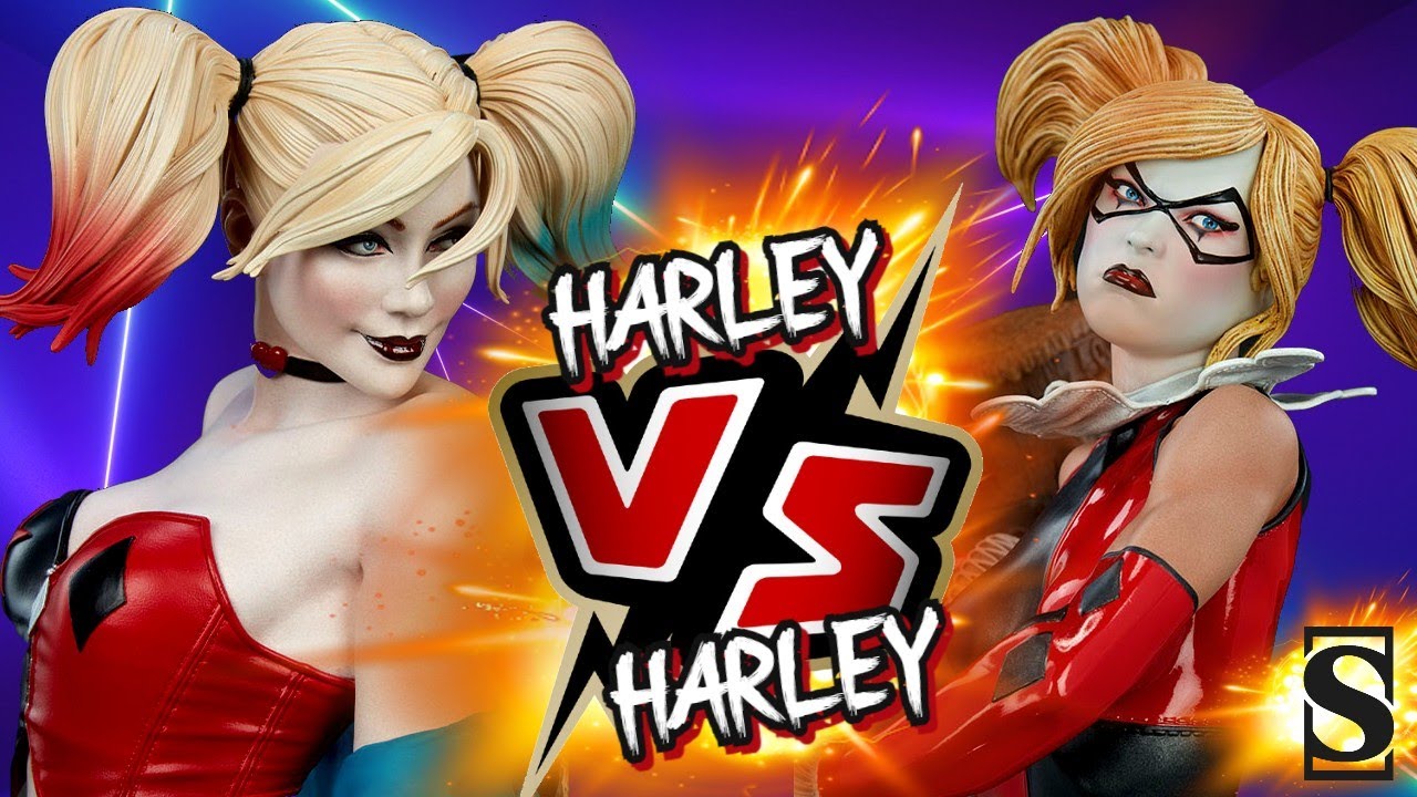 EPIC HARLEY QUINN Hell On Wheels VS OG Comparison | Sideshow Collectibles Statue Battle