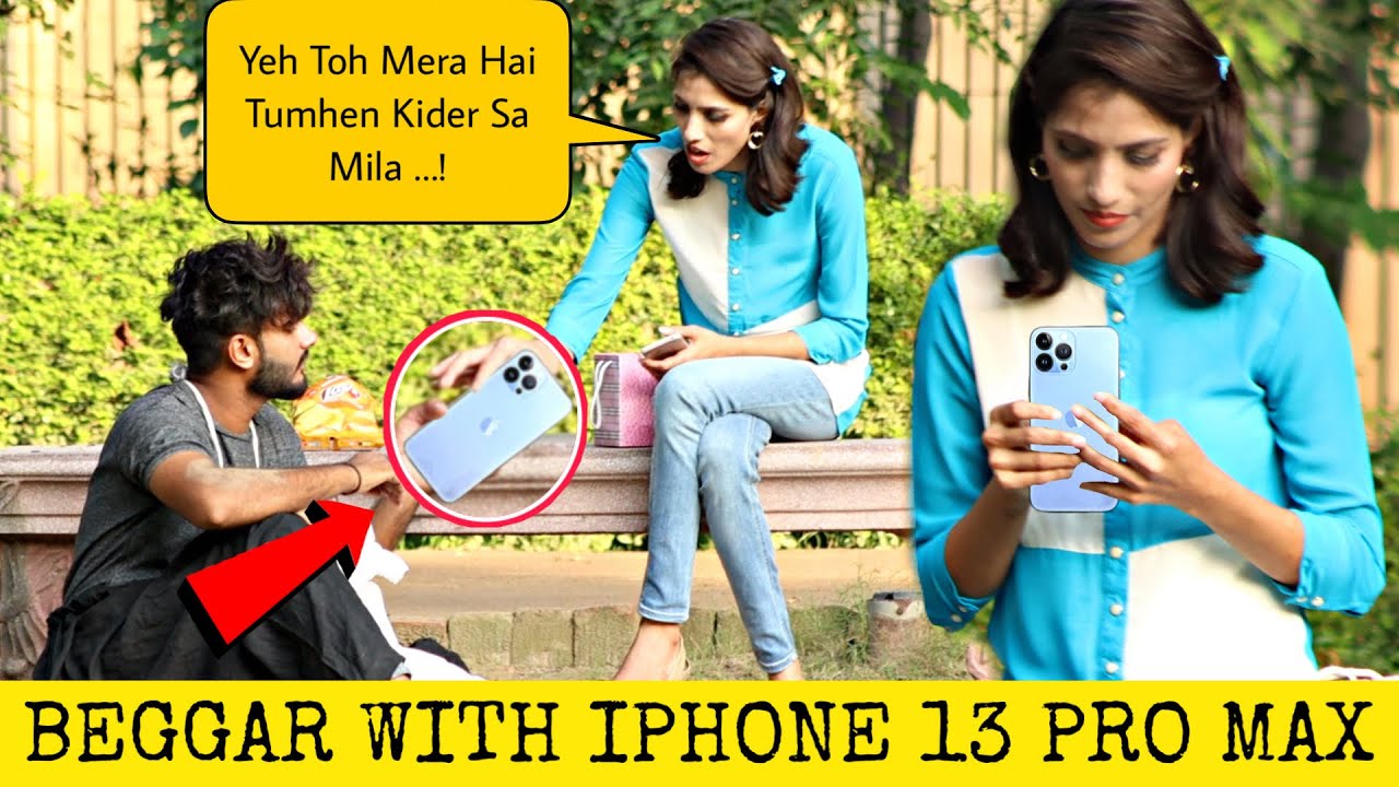 Beggar With iPhone 13 PRO MAX Prank