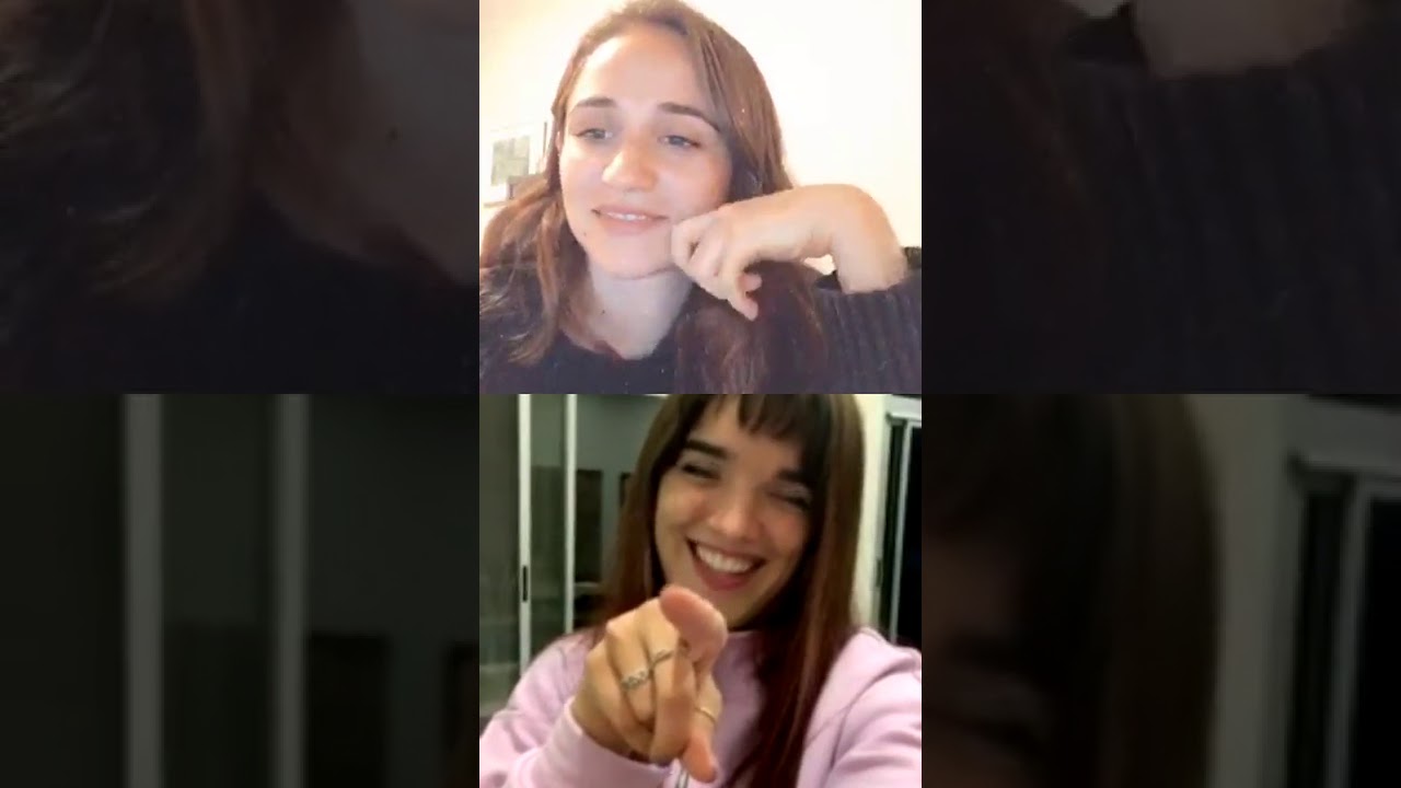 carolina kopelioff y malena ratner instagram live (7/4/2020)