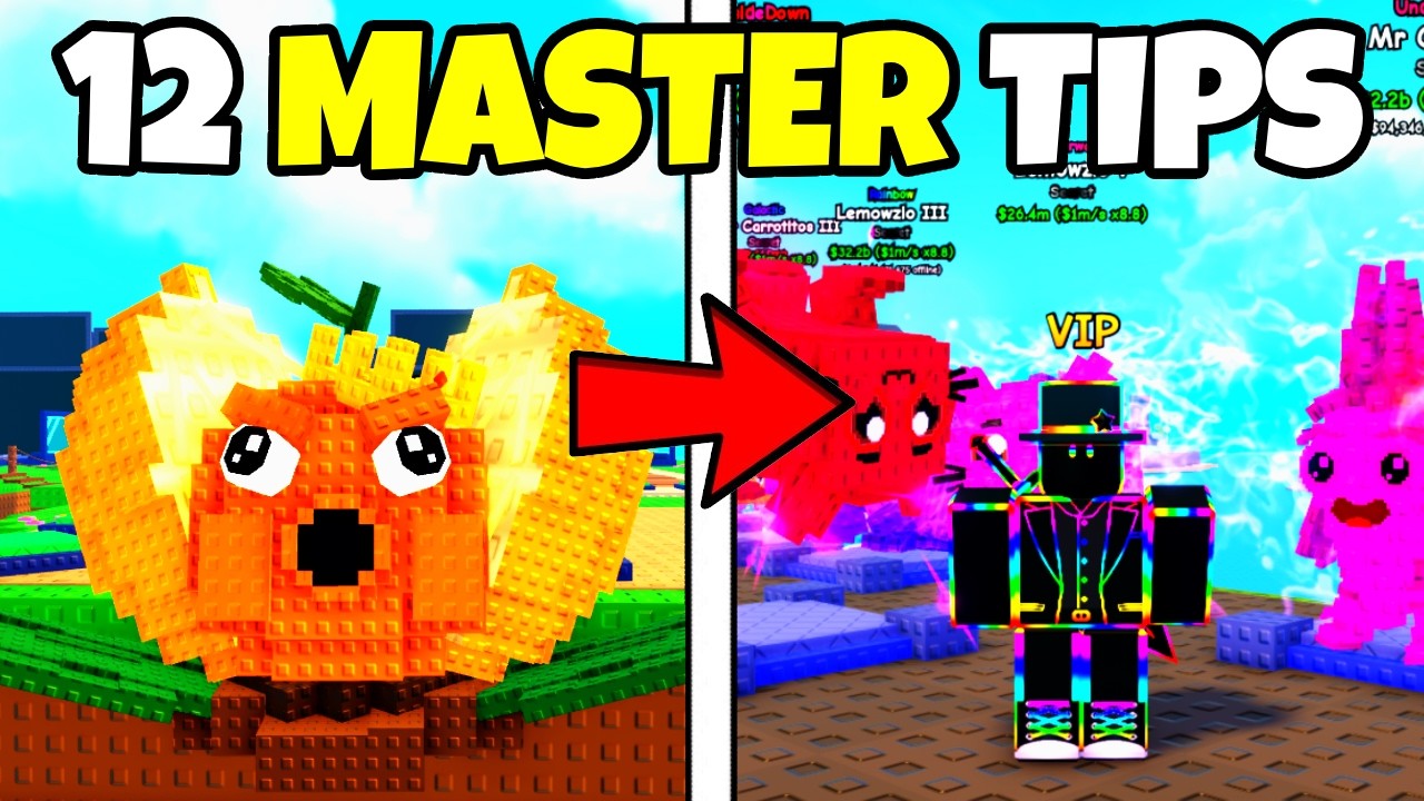 12 ГЛАВНЫХ СОВЕТОВ И ПРИЕМОВ в Plants Vs Brainrots Roblox!