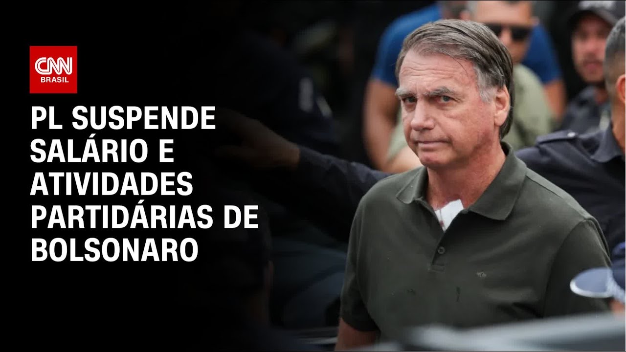 Bolsonaro tem salário e atividades suspensas pelo PL | CNN 360º