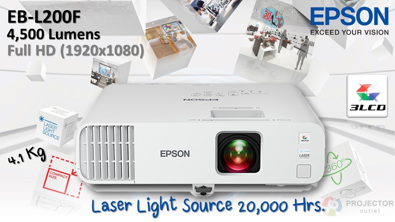 Лазерный бизнес проектор Epson EB-L200F