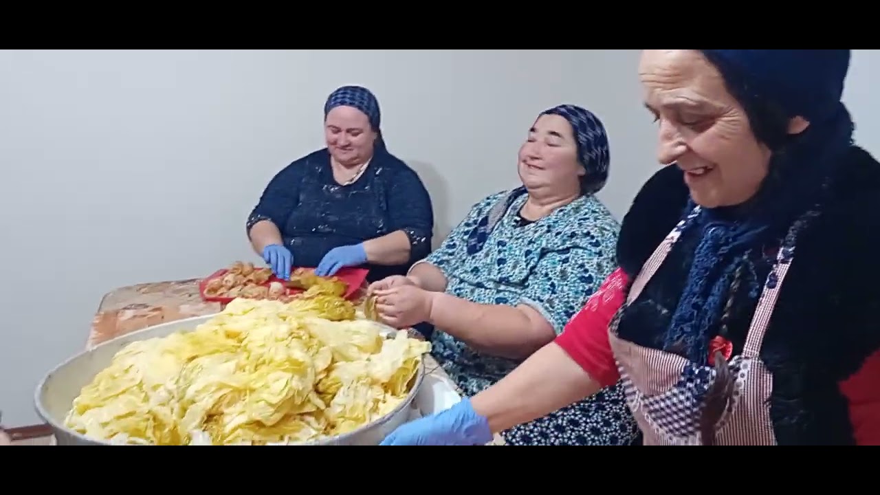 Am pregătit sarmale la biserica