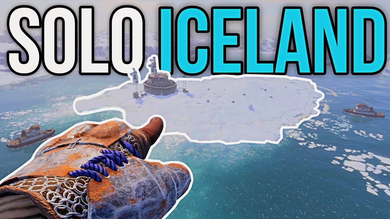 I Built a SOLO MANSION on an ICELAND - Rust Console
