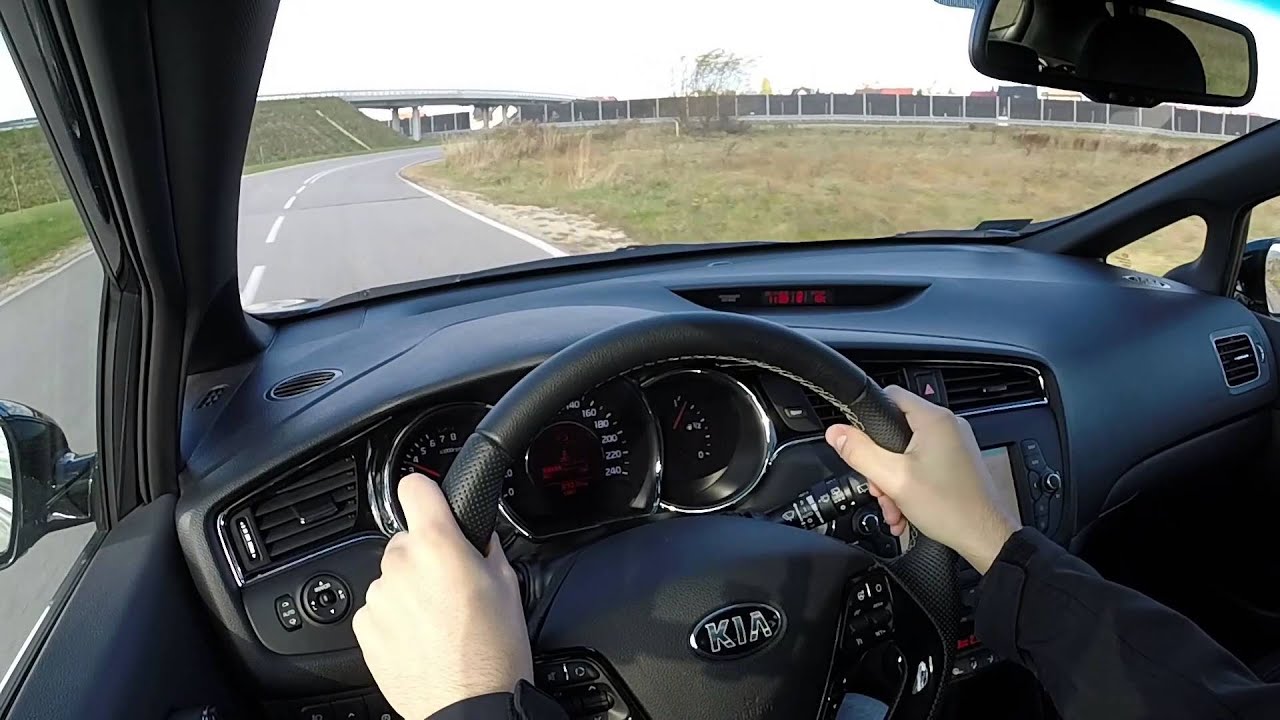 Kia cee'd 1.0 120 HP GT Line z punktu widzenia kierowcy - POV