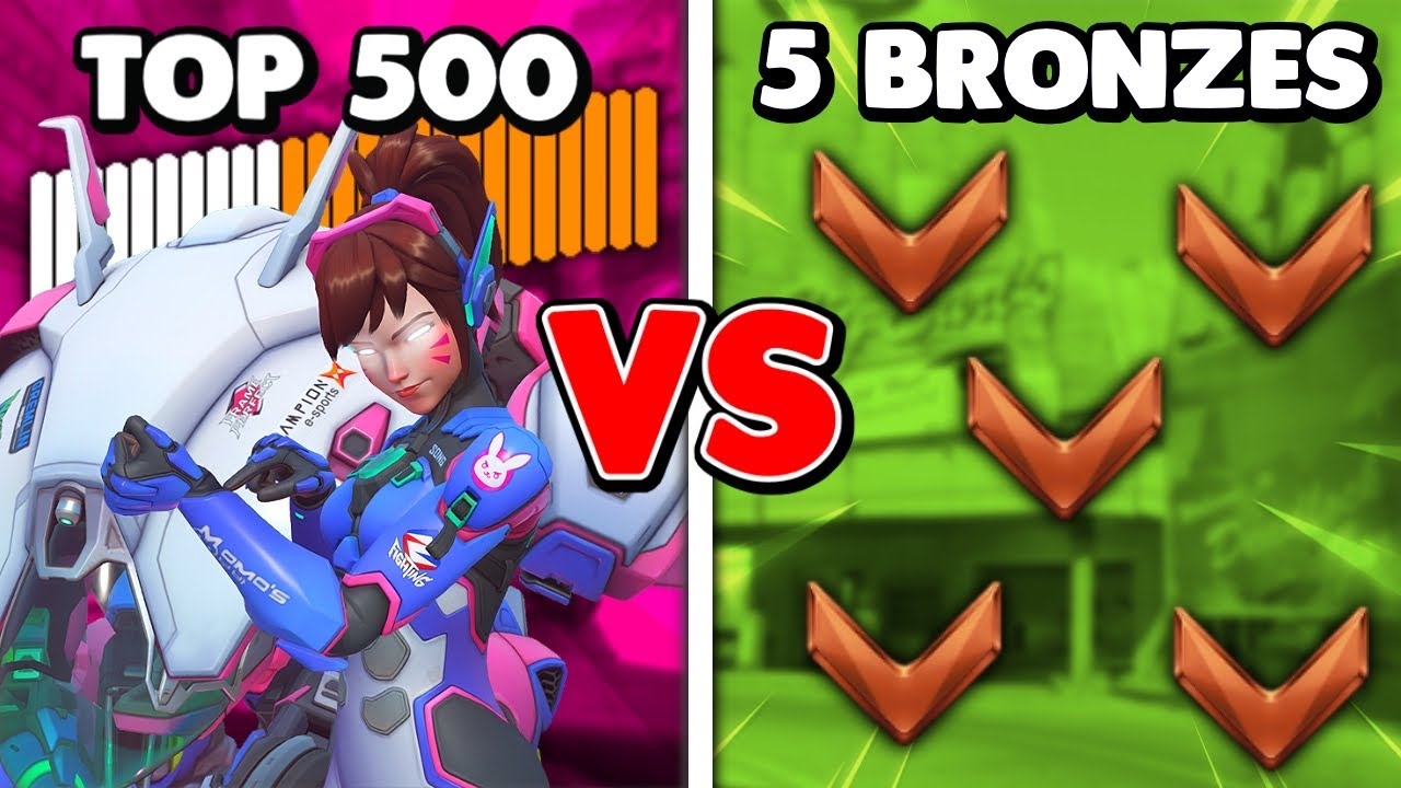 Un TOP 500 D.VA vs 5 BRONZES qui gagne ? (ft. Majin)