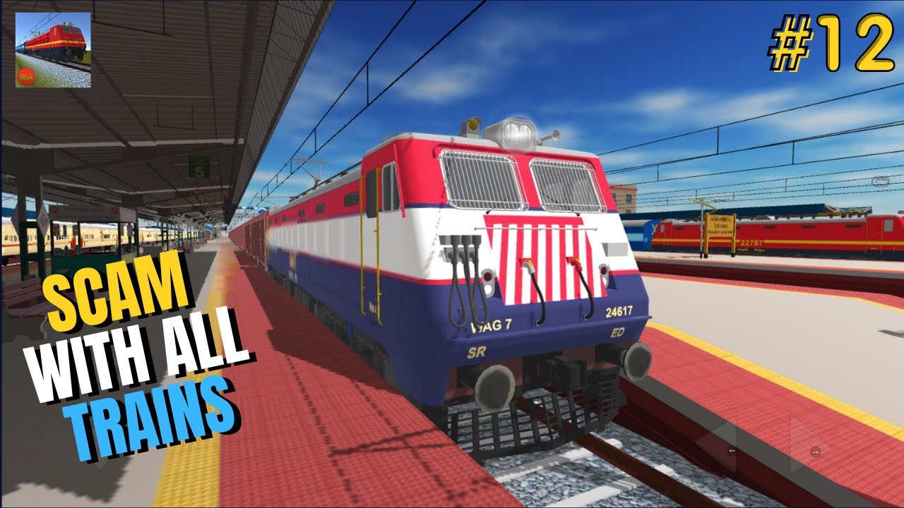 SCAMMING WITH ALL THE TRAINS IN THIS GAME || INDIAN TRAIN CROSSING 3D || SCAM PART-2