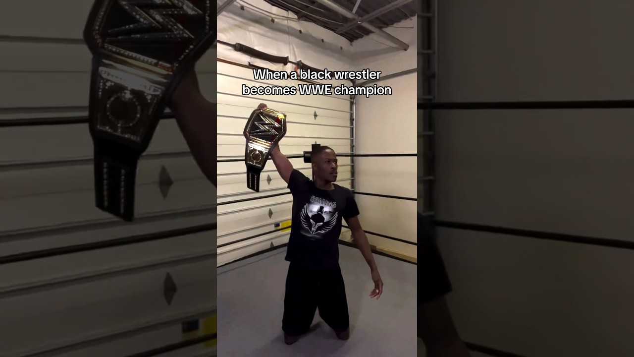 When a Black Wrestler Becomes WWE Champion 😂