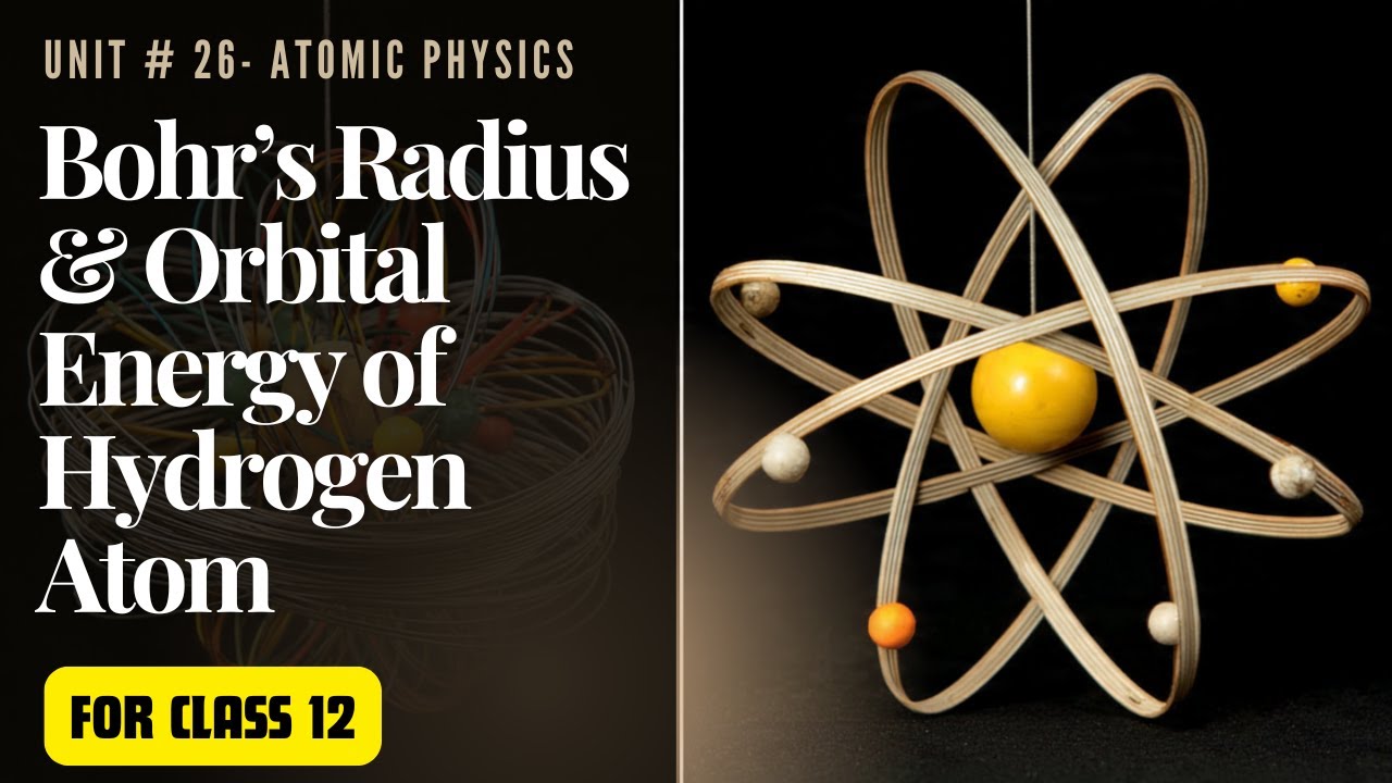 Bohr's Radius & Orbital Energy of Hydrogen Atom - Class 12 Physics - Unit 26 Atomic Physics