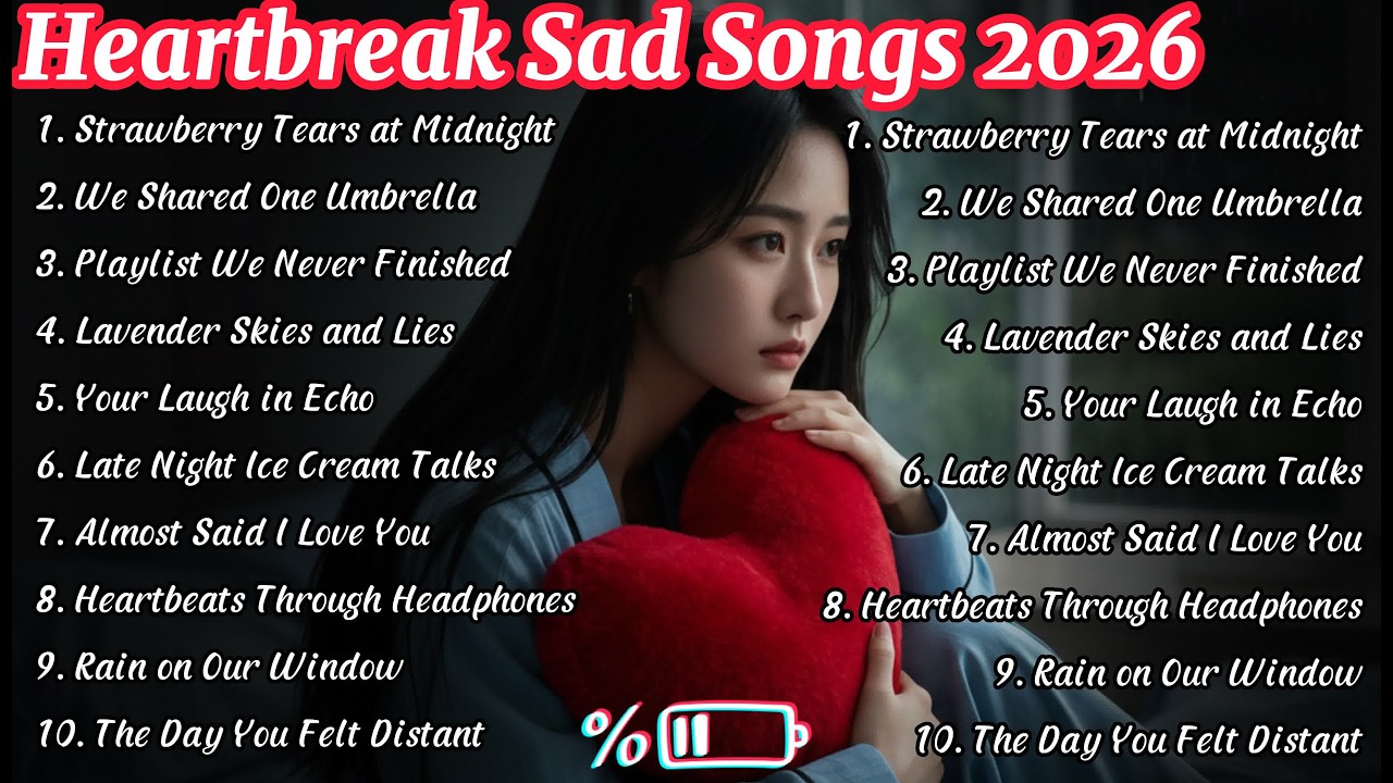 Heartbroken Songs Playlist 2026 💔😭 | Top 10 English Sad Love Songs for Relaxing - LiniSlowmo