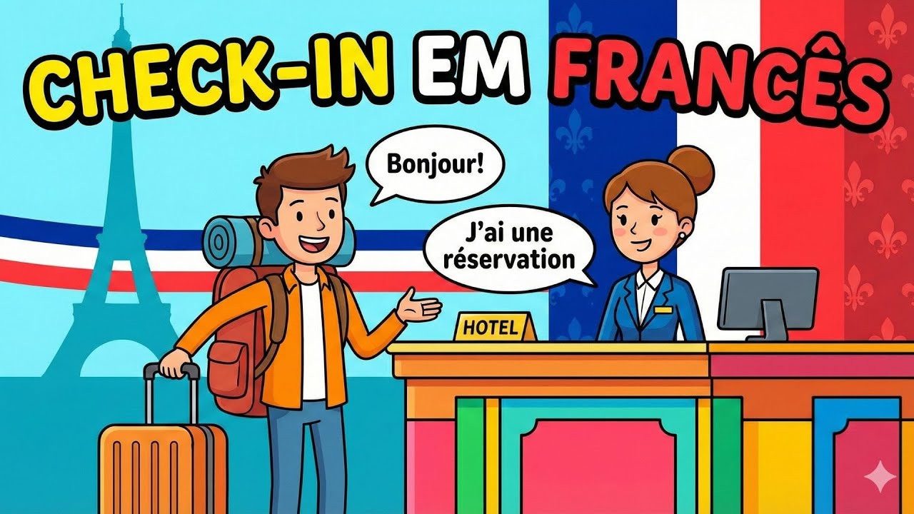 🇫🇷🏨 Check-in no Hotel em Francês: Frases Essenciais para Viagem