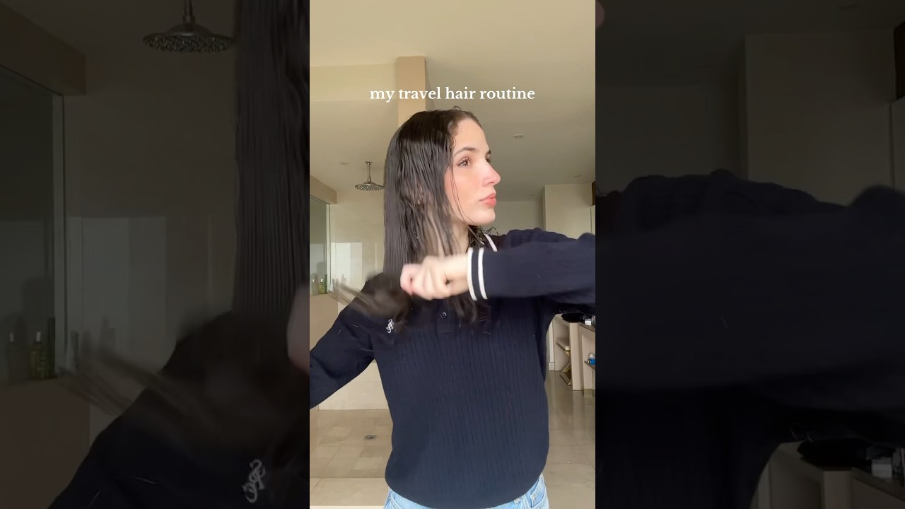 My travel hair routine 