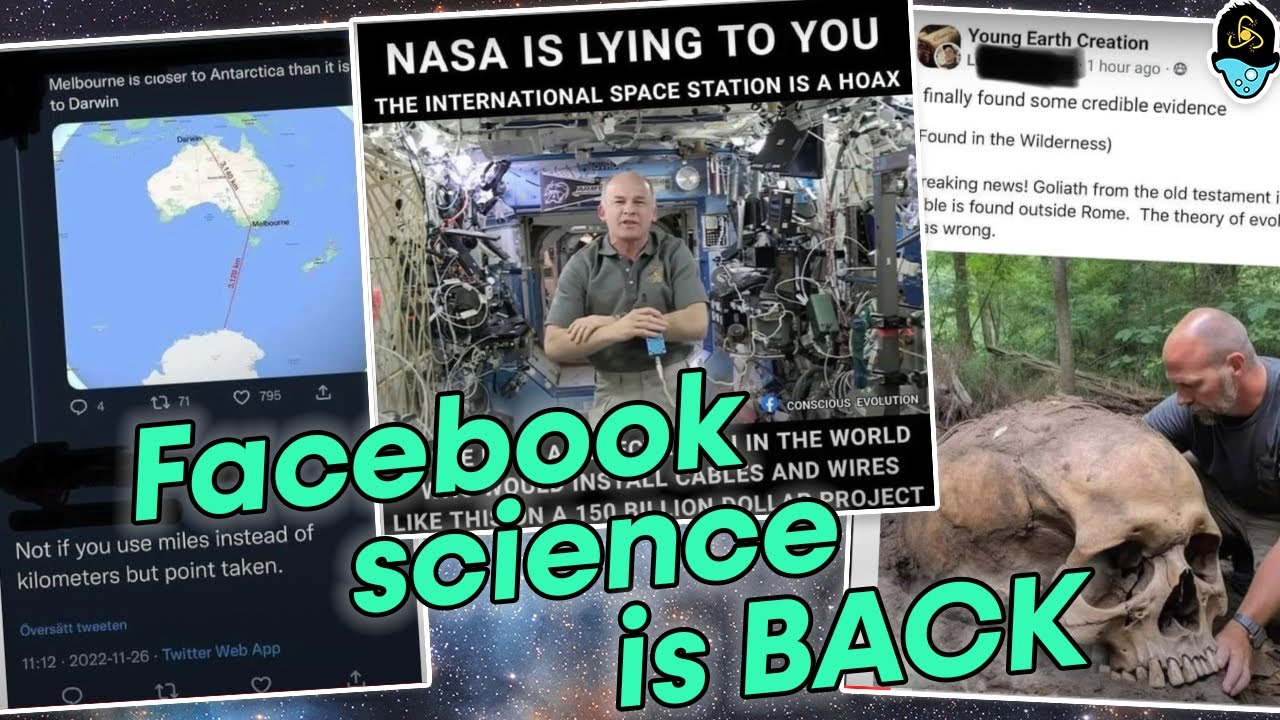 Реакция на странные посты о науке в Facebook