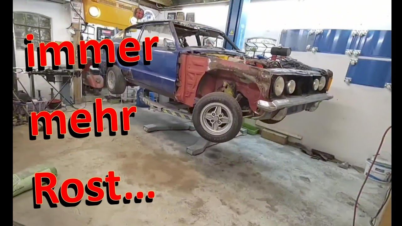ist die linke Seite noch schlimmer? Bestandsaufnahme Fahrerseite am Taunus Coupé