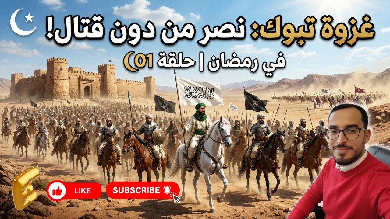 غزوة تبوك | كيف انتصر المسلمون دون قتال؟ قصة جيش العسرة كاملة  :  في رمضان حلقة 01