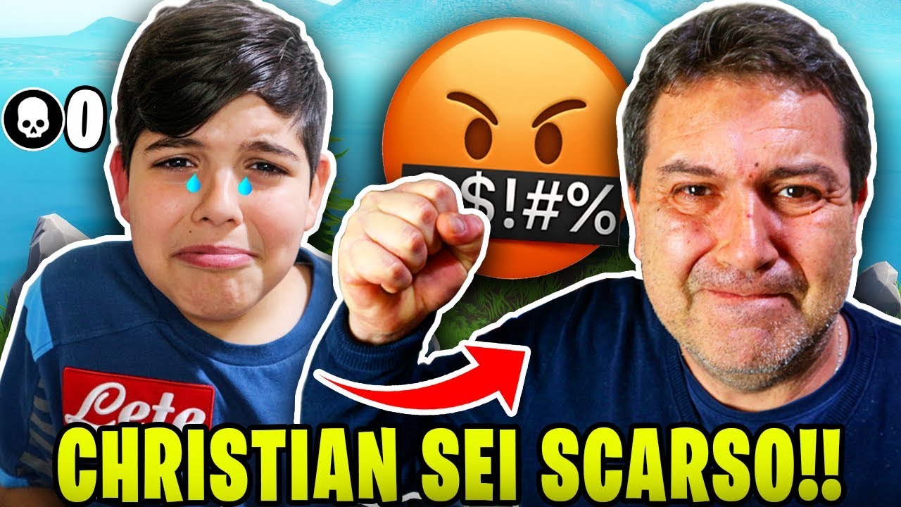 👦😱 Papà INSULTA Christian su FORTNITE e finisce in questo modo...